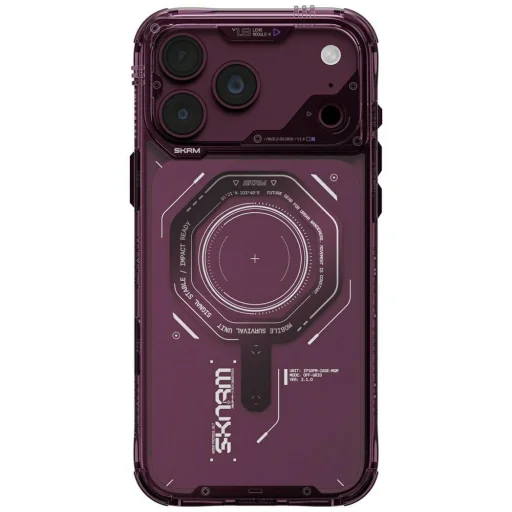 iPhone 18 Pro Max / 17 Pro Max bordové puzdro Skinarma Magma MagSafe - 1