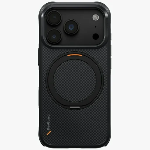 Apple iPhone 18 Pro / iPhone 17 Pro čierne puzdro UNIQ Keva Mov s nabíjaním Magclick - 2