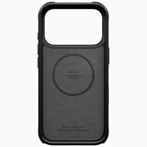 Apple iPhone 18 Pro / iPhone 17 Pro čierne puzdro UNIQ Keva Mov s nabíjaním Magclick - 4