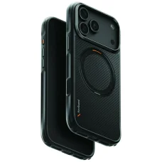 iPhone 18 Pro Max / 17 Pro Max čierne puzdro UNIQ Keva Mov MagClick Charging