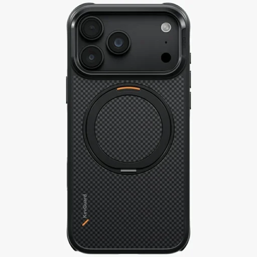 iPhone 18 Pro Max / 17 Pro Max čierne puzdro UNIQ Keva Mov MagClick Charging - 2