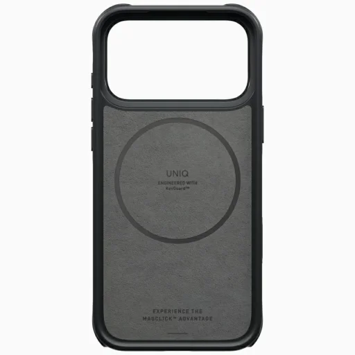iPhone 18 Pro Max / 17 Pro Max čierne puzdro UNIQ Keva Mov MagClick Charging - 4