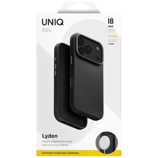 iPhone 18 Pro / 17 Pro čierne UNIQ Lyden puzdro s podporou MagClick - 8