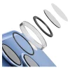 Apple iPhone 18 Pro / iPhone 18 Pro Max priehľadné ochranné sklo na šošovku fotoaparátu UNIQ Optix Clearshield Core DX2 thumbnail