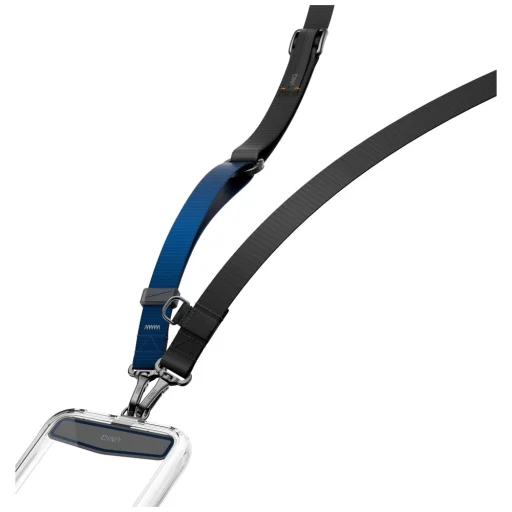 UNIQ Vista Flex 2-in-1 univerzálny remienok na telefón, čierno-modrý - 4