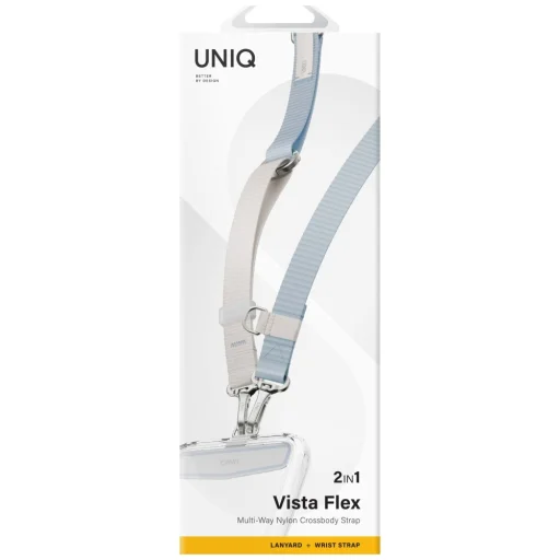 UNIQ Vista Flex 2 v 1 univerzálne pútko na telefón, modrosivé - 6