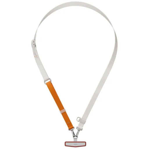 UNIQ Vista Flex 2-in-1 univerzálne pútko na telefón, sivo-oranžové - 1