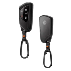 Čierne puzdro na kľúč od auta Spigen VK100 pre modely Volkswagen / Škoda / Seat