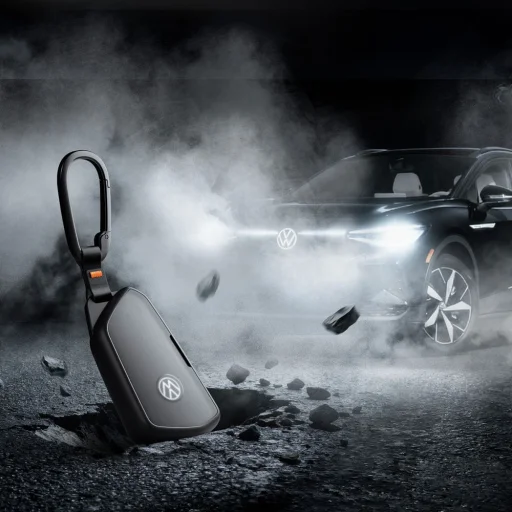 Čierne puzdro na kľúč od auta Spigen VK100 pre modely Volkswagen / Škoda / Seat - 7