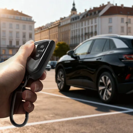 Čierne puzdro na kľúč od auta Spigen VK100 pre modely Volkswagen / Škoda / Seat - 8