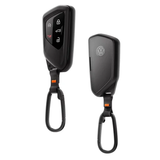 Čierne puzdro na kľúč od auta Spigen VK100 pre modely Volkswagen / Škoda / Seat - 1