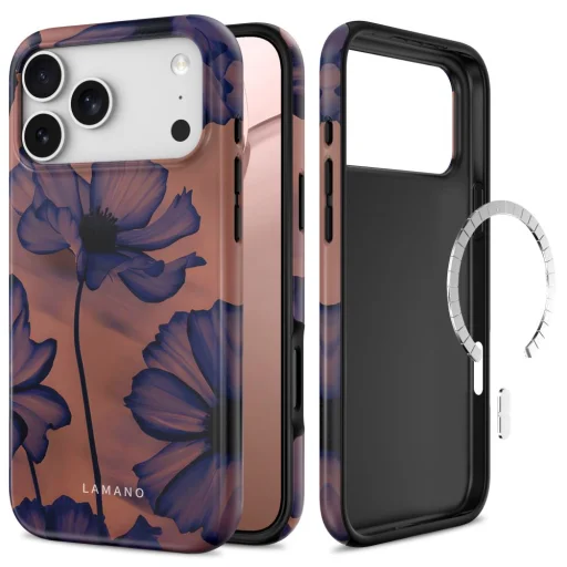 Apple iPhone 17 Pro Max / 18 Pro Max Tech-Protect Lamano MagSafe puzdro - Velvet Night - 1