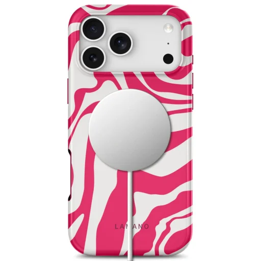 Apple iPhone 17 Pro / 18 Pro Tech-Protect Lamano MagSafe puzdro, Flamingo Bloom - 4