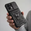 Xiaomi Redmi 17 4G / 5G čierne Tech-Protect CamShield Pro nárazuvzdorné puzdro s prsteňom a ochranou fotoaparátu thumbnail