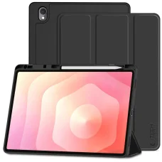  Samsung Galaxy Tab S12+ Plus 12.4 (X840 / X846B) fekete Tech-Protect SmartCase Pen tok