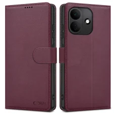 Xiaomi Redmi Note 17 Pro 5G bordové peňaženkové puzdro Tech-Protect Wallet