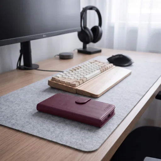 Xiaomi Redmi Note 17 Pro 5G bordové peňaženkové puzdro Tech-Protect Wallet - 5