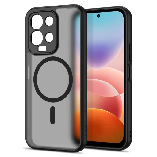 Xiaomi Redmi 17 4G / 5G matné čierne puzdro Tech-Protect Magmat MagSafe - 2