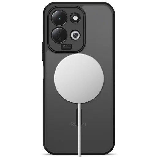 Xiaomi Redmi 17 4G / 5G matné čierne puzdro Tech-Protect Magmat MagSafe - 4