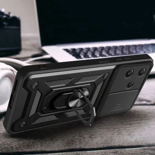 Xiaomi Redmi 12 5G čierne puzdro Techsuit CamShield - 3
