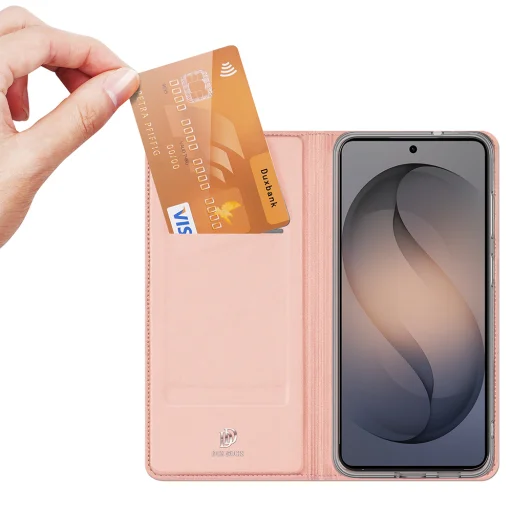 Samsung Galaxy S26 FE čierne otváracie puzdro Dux Ducis Skin Pro - 3