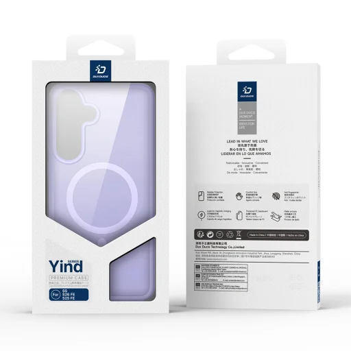 Svetlofialové puzdro Dux Ducis Yind MagSafe pre Samsung Galaxy S26 FE / S25 FE - 7