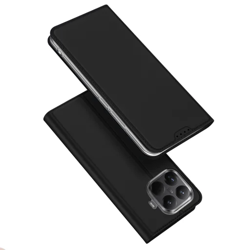 Xiaomi 17T Čierne Dux Ducis Skin Pro knižkové puzdro na telefón - 1