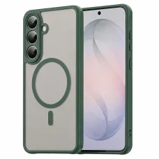  Samsung Galaxy S26 FE zöld Techsuit HaloFrost II MagSafe tok