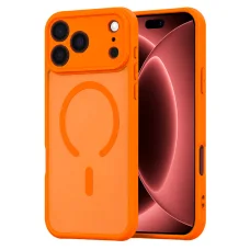  iPhone 18 Pro Max / iPhone 17 Pro Max narancssárga Techsuit HaloFrost II MagSafe tok
