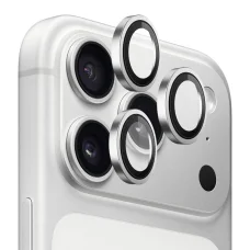 iPhone 18 Pro / iPhone 18 Pro Max strieborná Lito titánová antireflexná fólia na sklo fotoaparátu