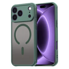  iPhone 18 Pro / iPhone 17 Pro zöld Techsuit HaloFrost II MagSafe tok