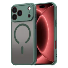  iPhone 18 Pro Max / iPhone 17 Pro Max zöld Techsuit HaloFrost II MagSafe tok
