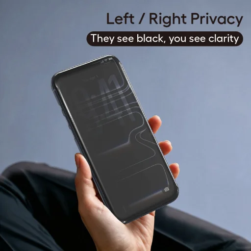 iPhone 18 Pro Max Lito Airspace Border privátne tvrdené ochranné sklo na displej - 3