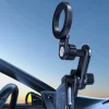 Blavec BH-27 MagSafe magnetický držiak na telefón do auta na roh displeja, čierny (BH27-MCB) thumbnail