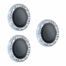 iPhone 18 Pro / 18 Pro Max svetlomodré HARD DIAMOND tvrdené sklo na šošovku fotoaparátu (3 ks)