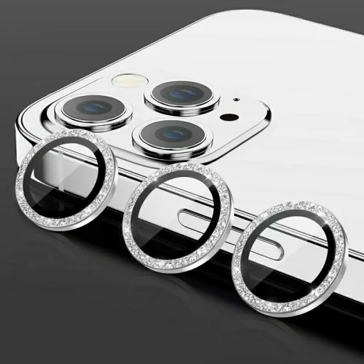 iPhone 18 Pro / 18 Pro Max svetlomodré HARD DIAMOND tvrdené sklo na šošovku fotoaparátu (3 ks) - 2