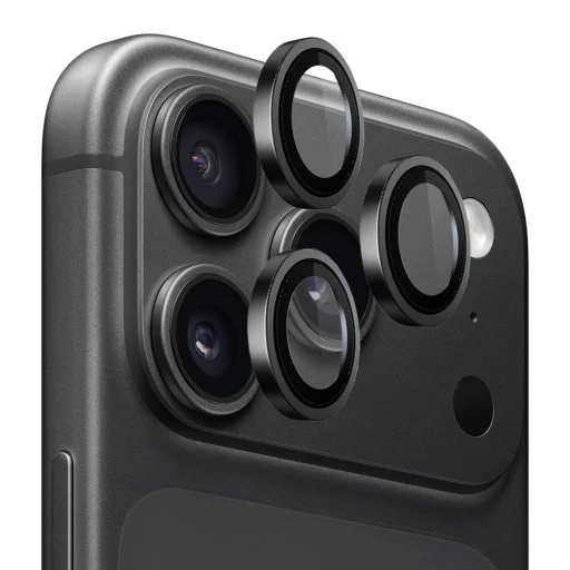 Apple iPhone 18 Pro / iPhone 18 Pro Max Čierne Lito Titanium AR ochranné sklo na kameru - 1