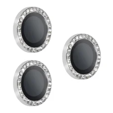 iPhone 18 Pro / 18 Pro Max strieborné HARD DIAMOND ochranné tvrdené sklo na kameru, 3 kusy