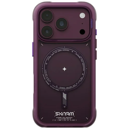  iPhone 18 Pro / 17 Pro bordó Skinarma Avion MagSafe hátlaptok - 1
