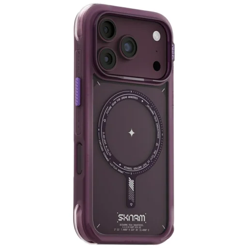  iPhone 18 Pro / 17 Pro bordó Skinarma Avion MagSafe hátlaptok - 4