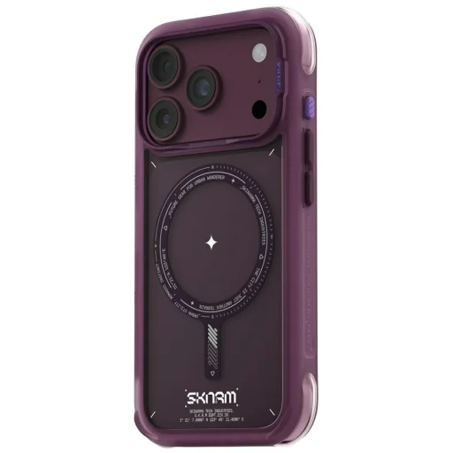  iPhone 18 Pro / 17 Pro bordó Skinarma Avion MagSafe hátlaptok - 5