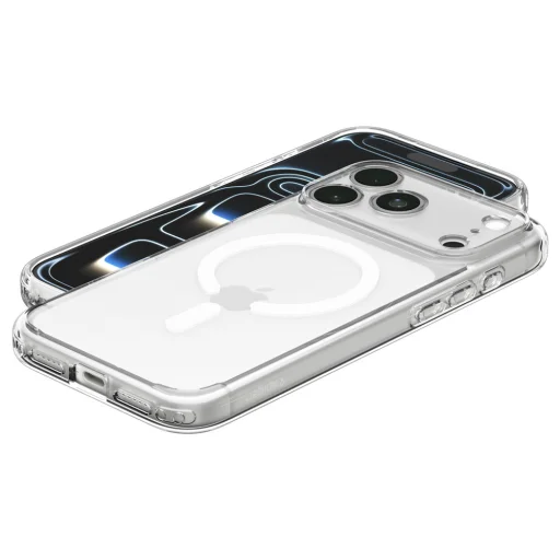iPhone 18 Pro / 17 Pro priehľadný a biely kryt Spigen Ultra Hybrid MagSafe - 9