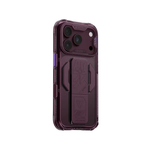 iPhone 18 Pro / 17 Pro bordové puzdro Skinarma Helio CE Grip Stand - 6