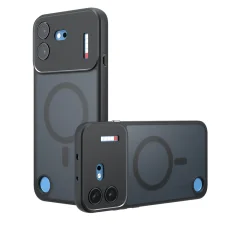  Nothing Phone (4b) matt fekete Techsuit PureFrost MagSafe tok