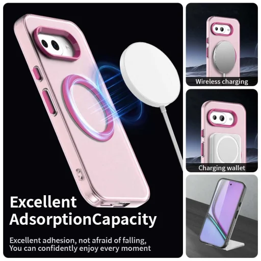 Google Pixel 10a ružové puzdro Techsuit CandyCase MagSafe - 4