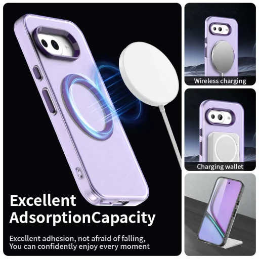 Fialové puzdro Techsuit CandyCase MagSafe pre Google Pixel 10a - 4