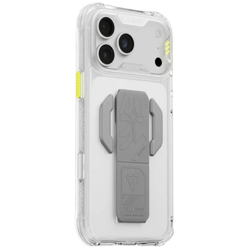 Priehľadné puzdro Skinarma Helio CE Grip Stand pre iPhone 18 Pro Max / 17 Pro Max - 2