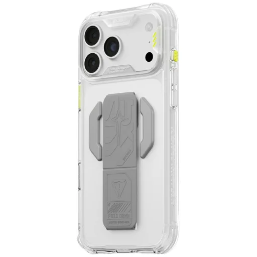 Priehľadné puzdro Skinarma Helio CE Grip Stand pre iPhone 18 Pro Max / 17 Pro Max - 3