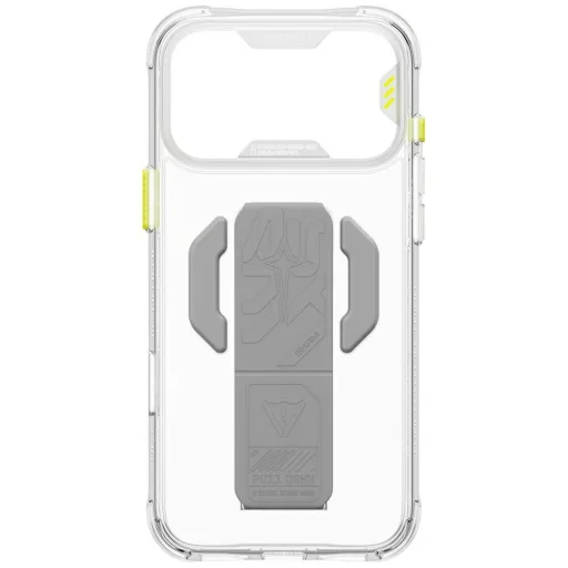 Apple iPhone 18 Pro / 17 Pro priehľadný ochranný kryt Skinarma Helio CE Grip Stand - 5