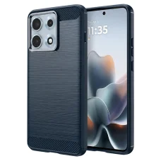  Motorola Edge 70 Max Kék Techsuit Carbon Silicone szilikon tok